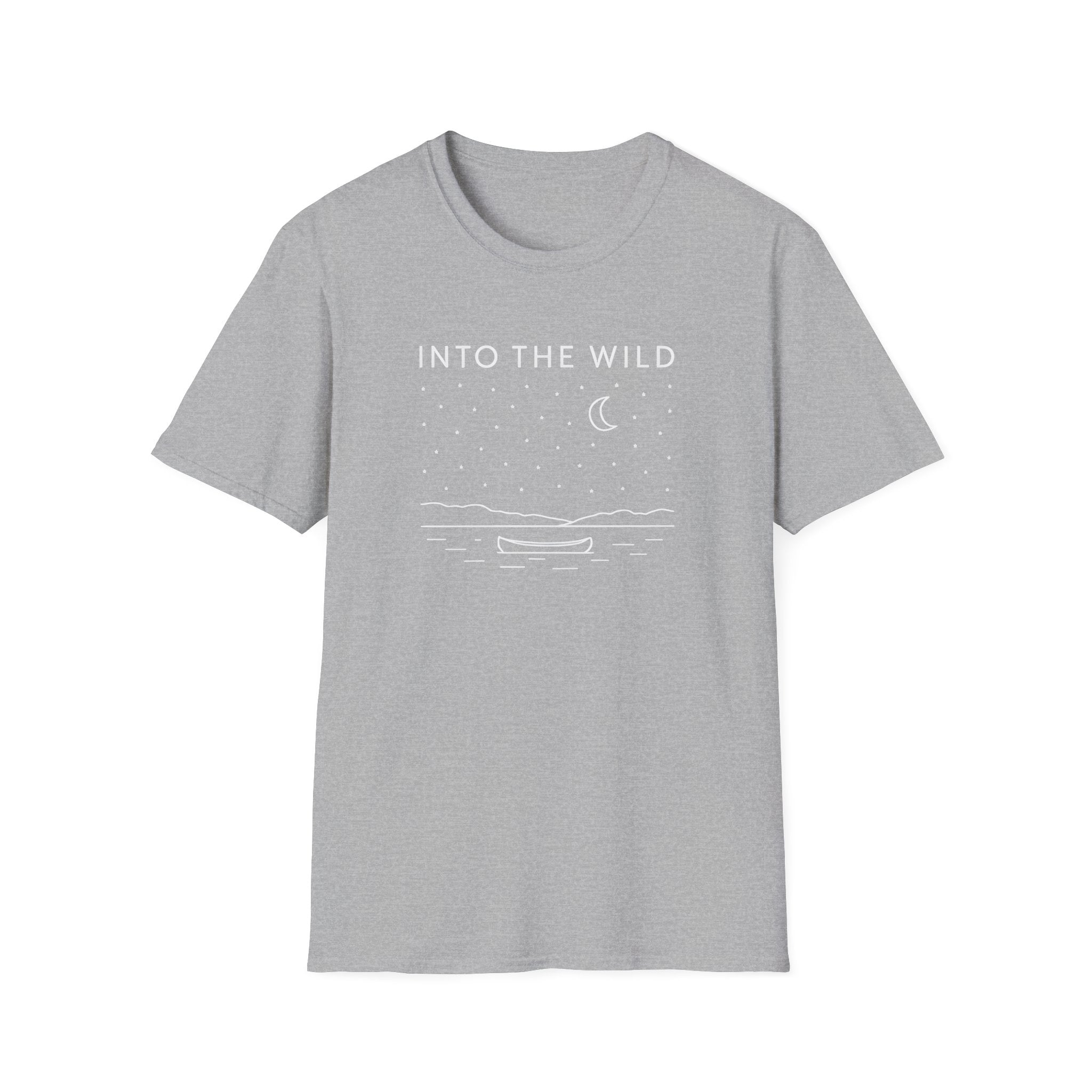 Moonlit Night Boat T-Shirt