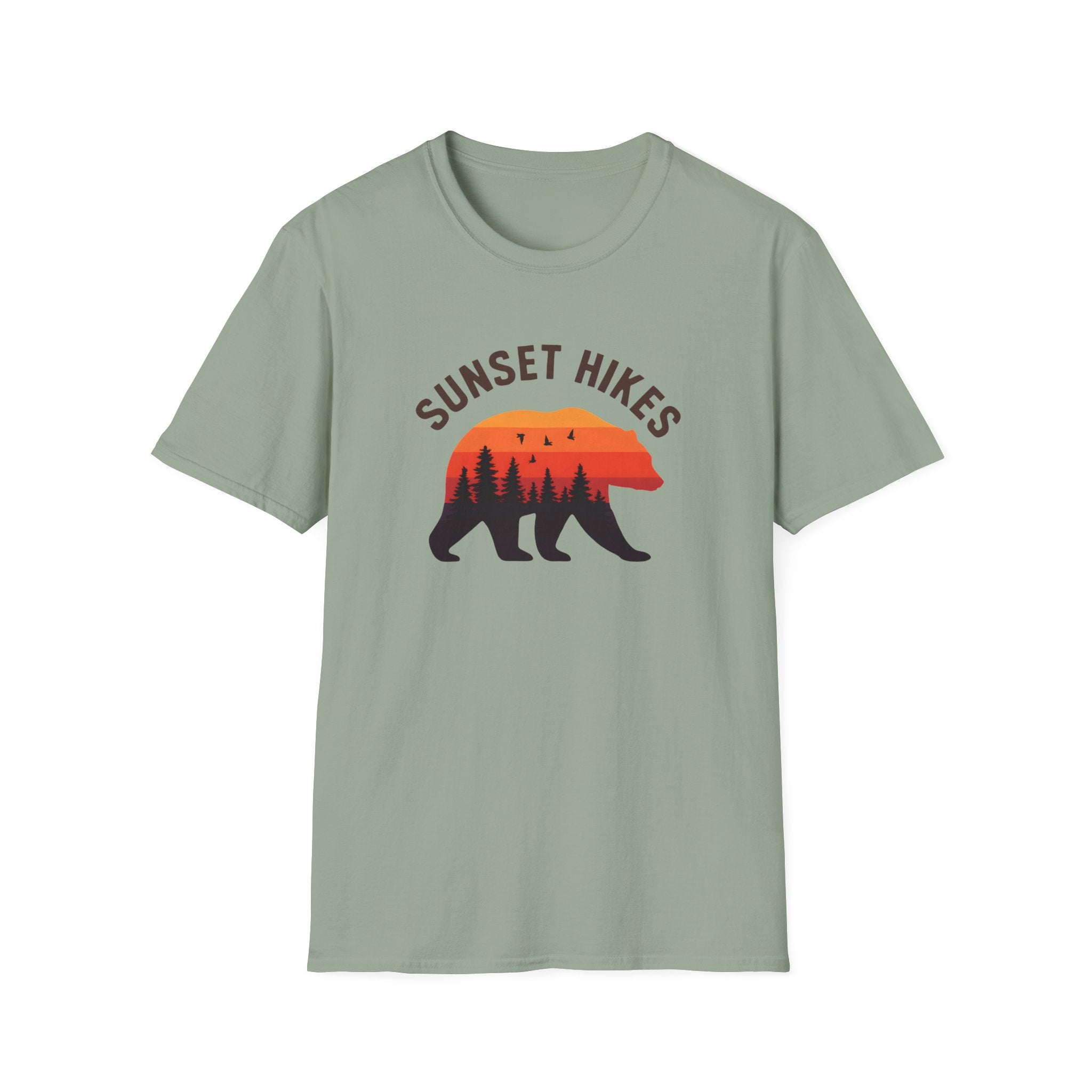 Bear Silhouette at Sunset T-Shirt
