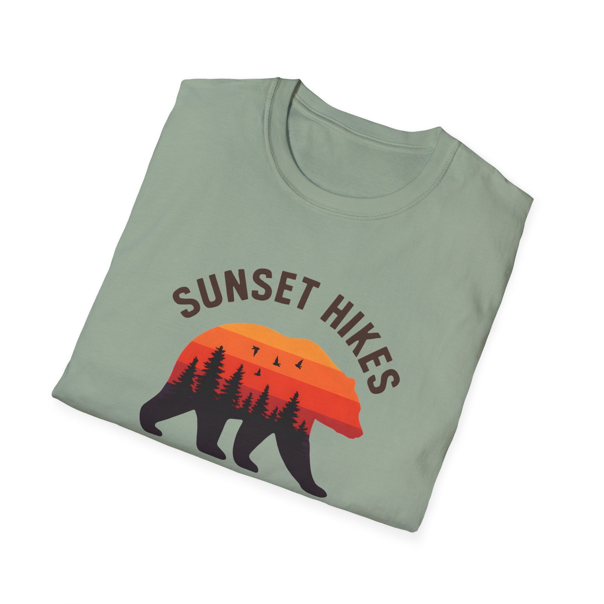 Bear Silhouette at Sunset T-Shirt