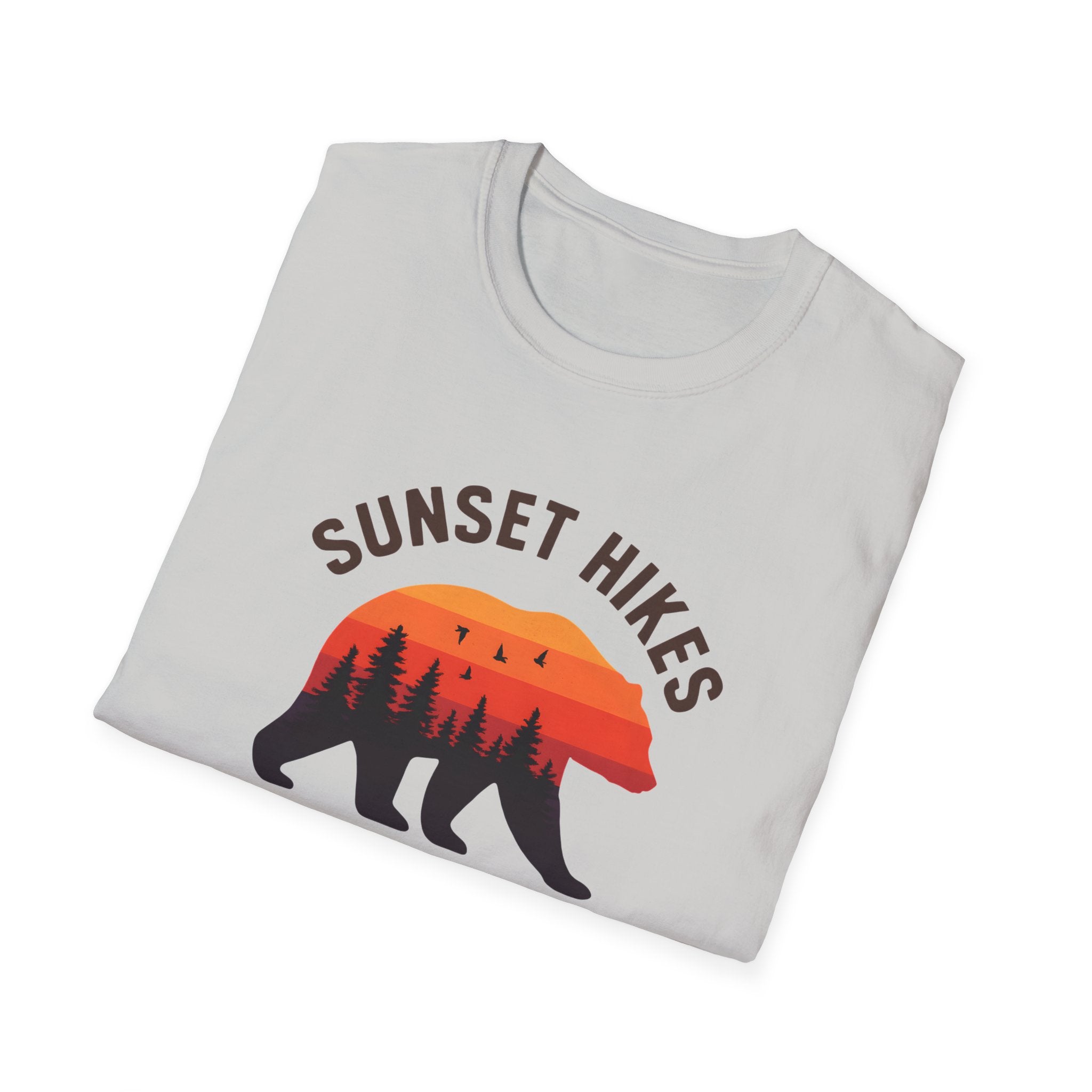 Bear Silhouette at Sunset T-Shirt