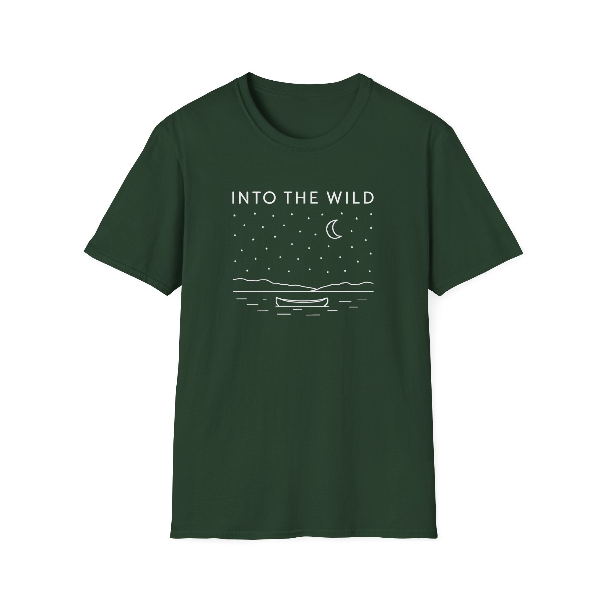 Moonlit Night Boat T-Shirt