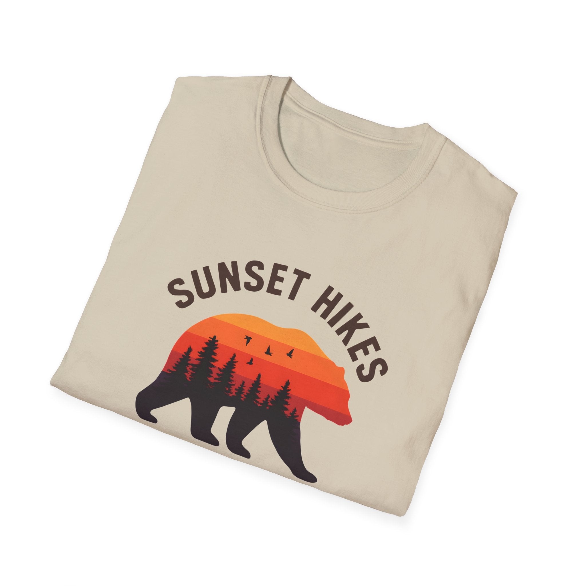 Bear Silhouette at Sunset T-Shirt