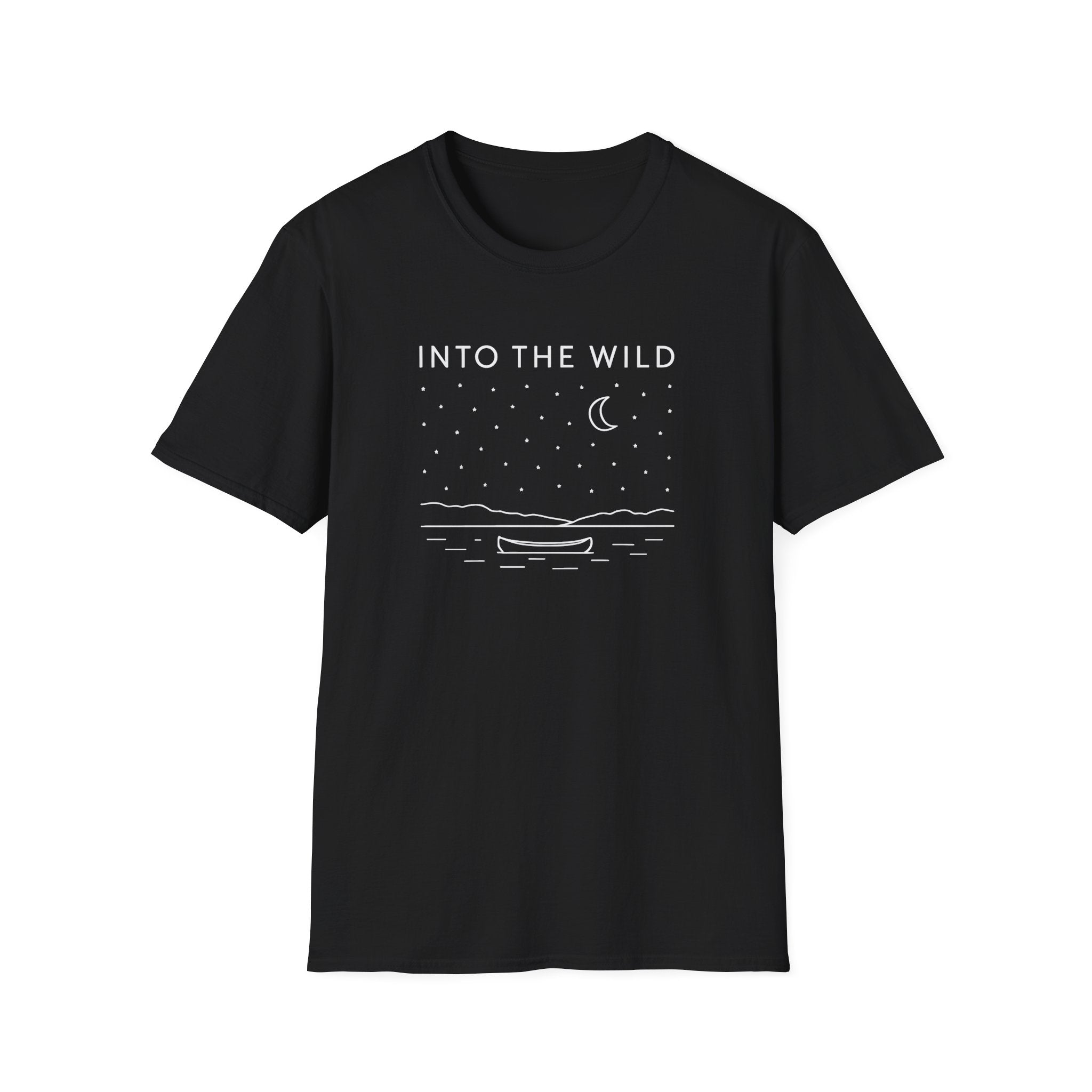 Moonlit Night Boat T-Shirt