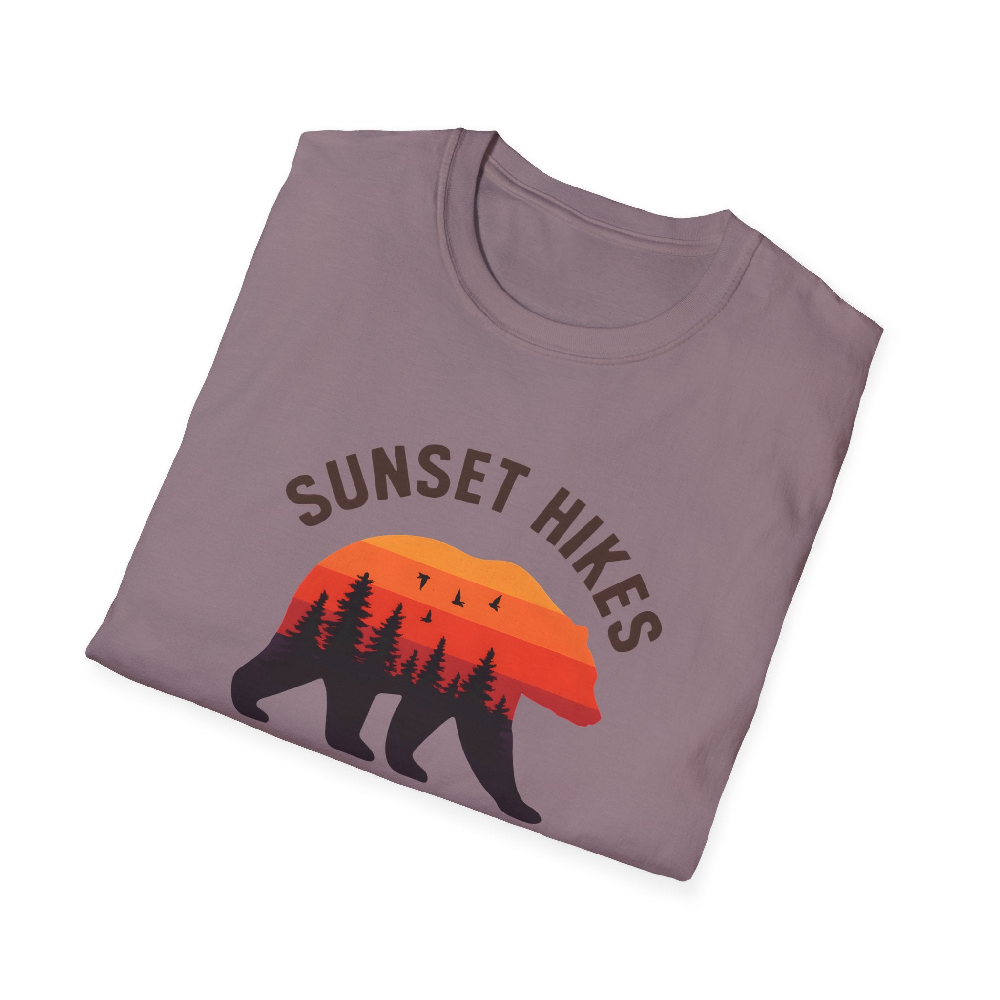 Bear Silhouette at Sunset T-Shirt