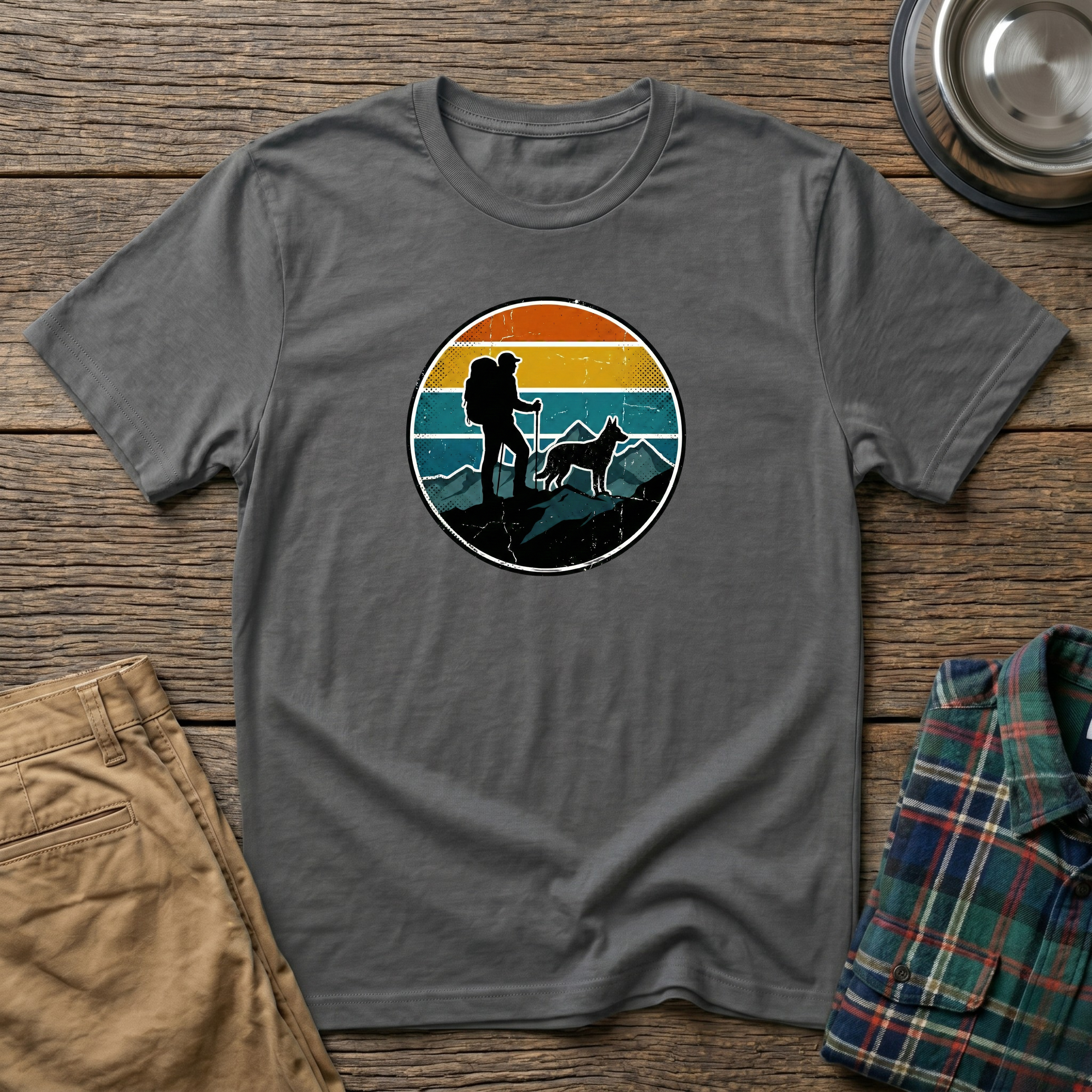 Hiker and Dog T-Shirt