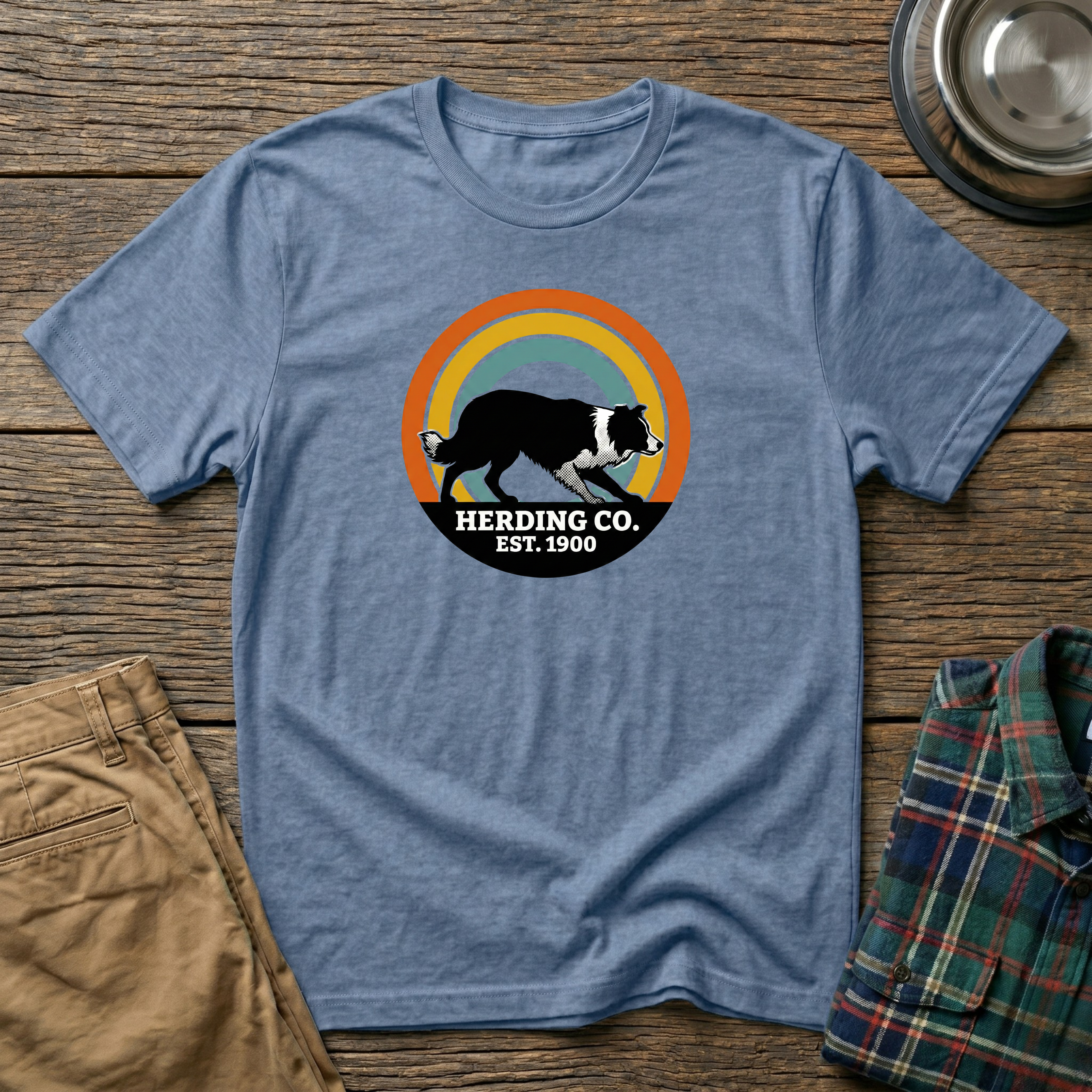 Border Collie Herding Co. T-Shirt