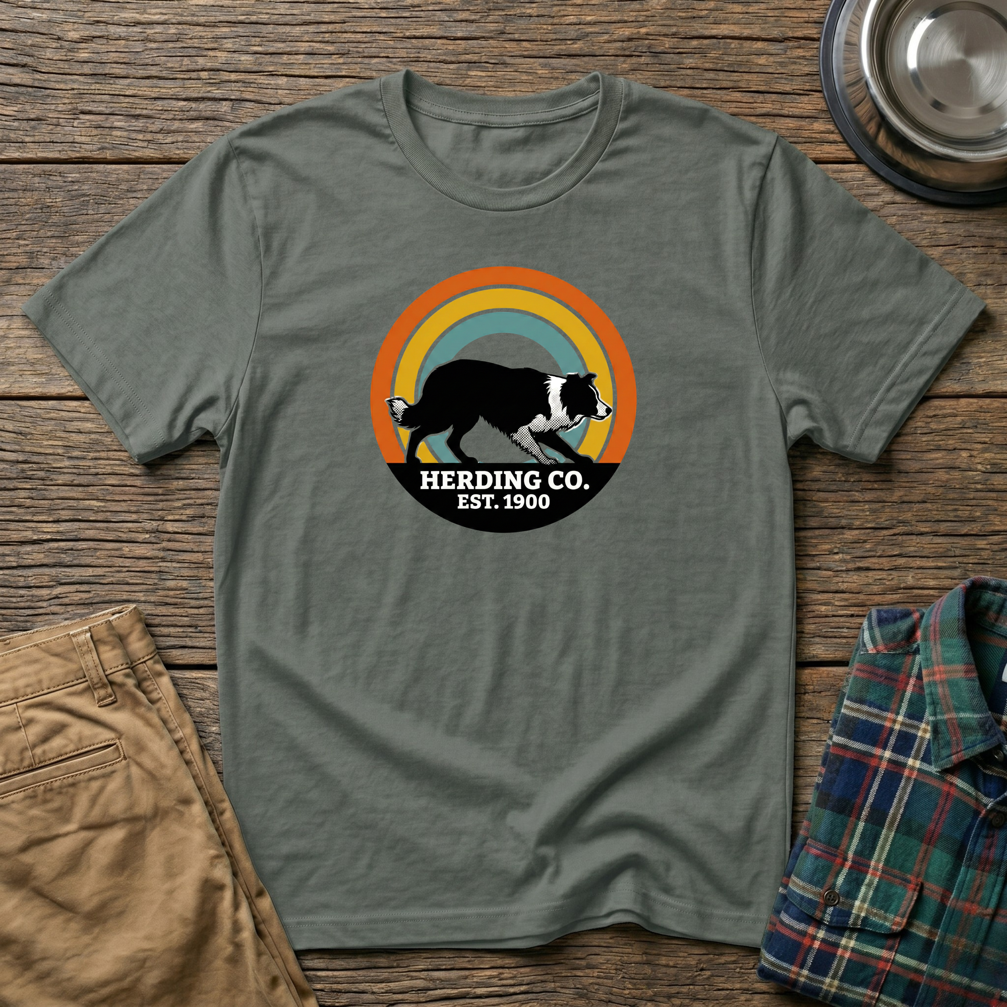 Border Collie Herding Co. T-Shirt