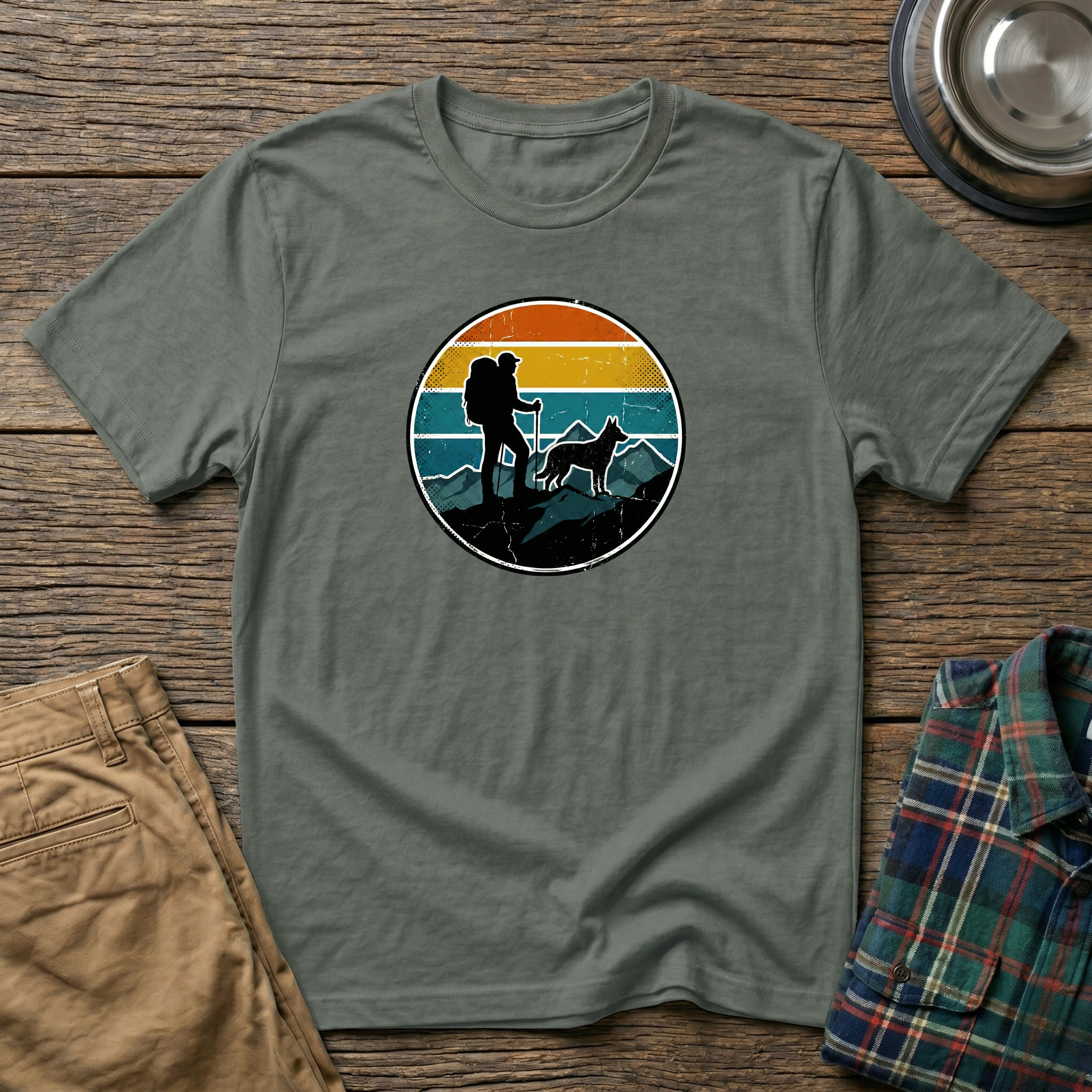 Hiker and Dog T-Shirt