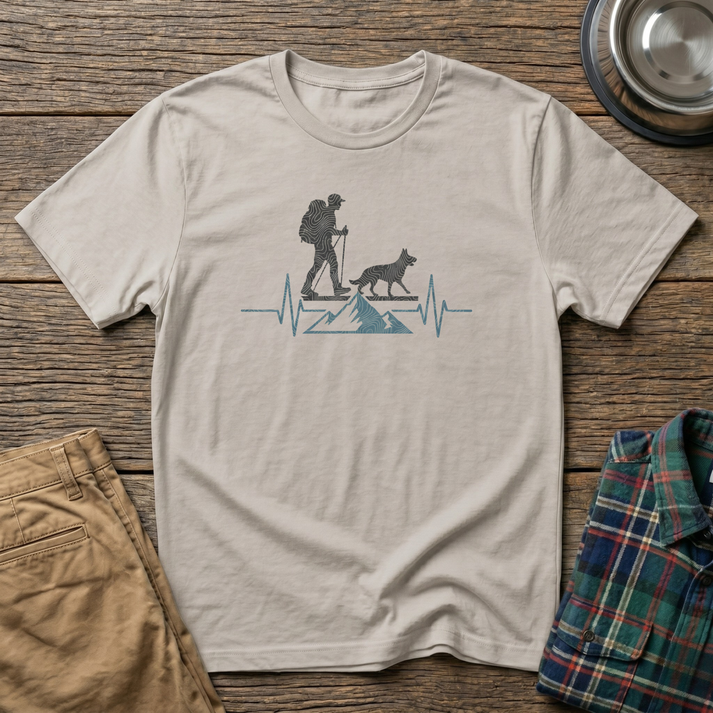 Hiker's Heart Beat T-Shirt