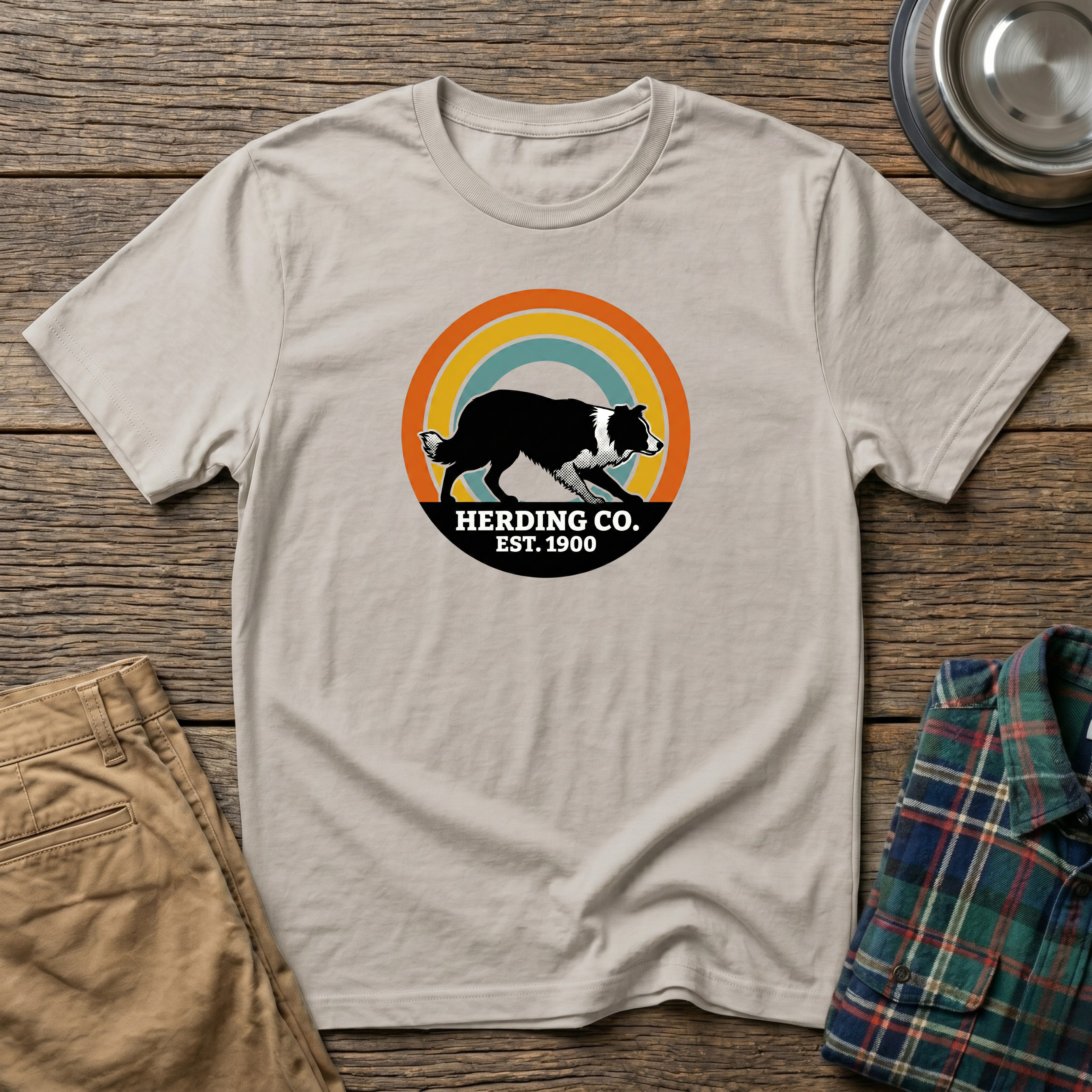Border Collie Herding Co. T-Shirt