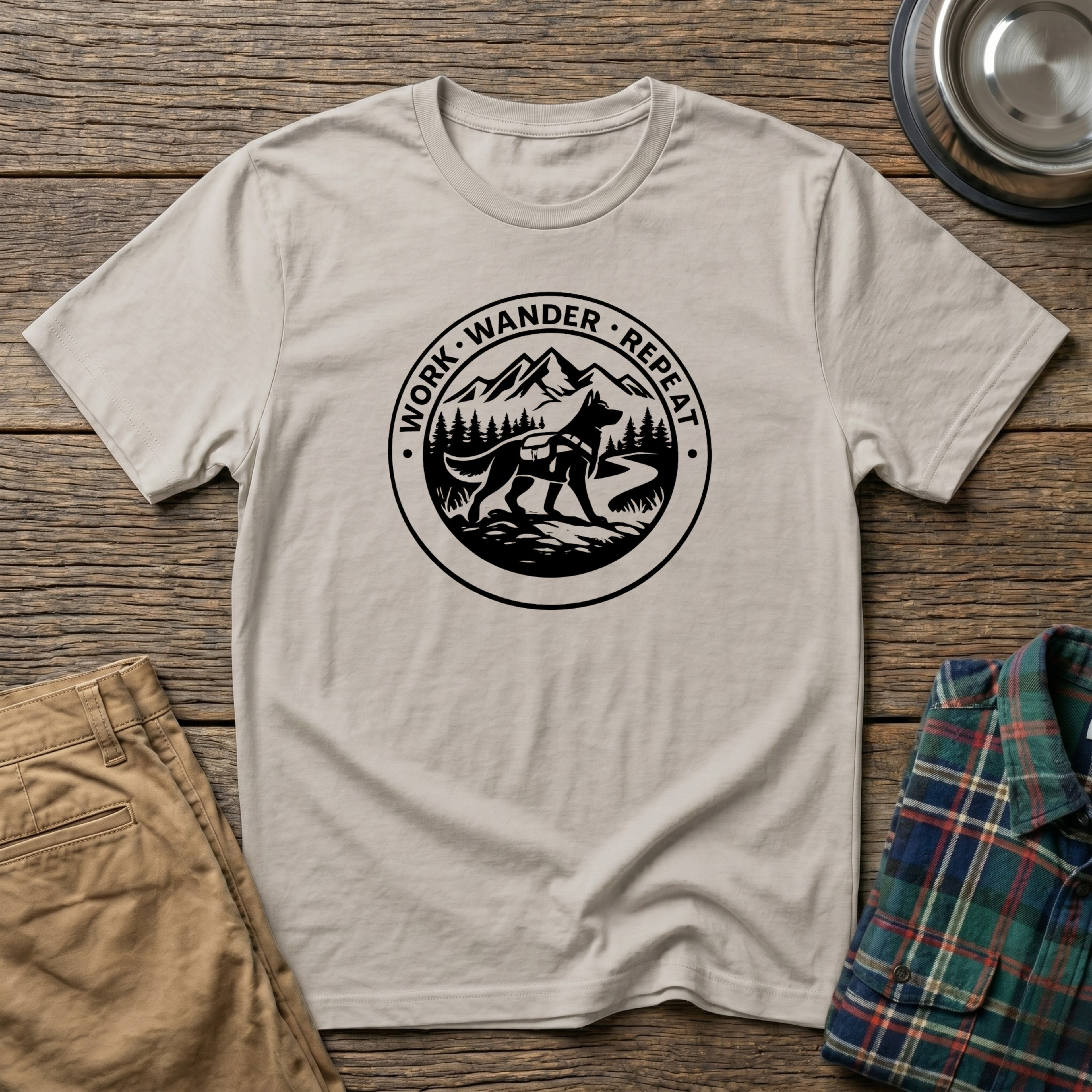 Work. Wander. Repeat T-Shirt