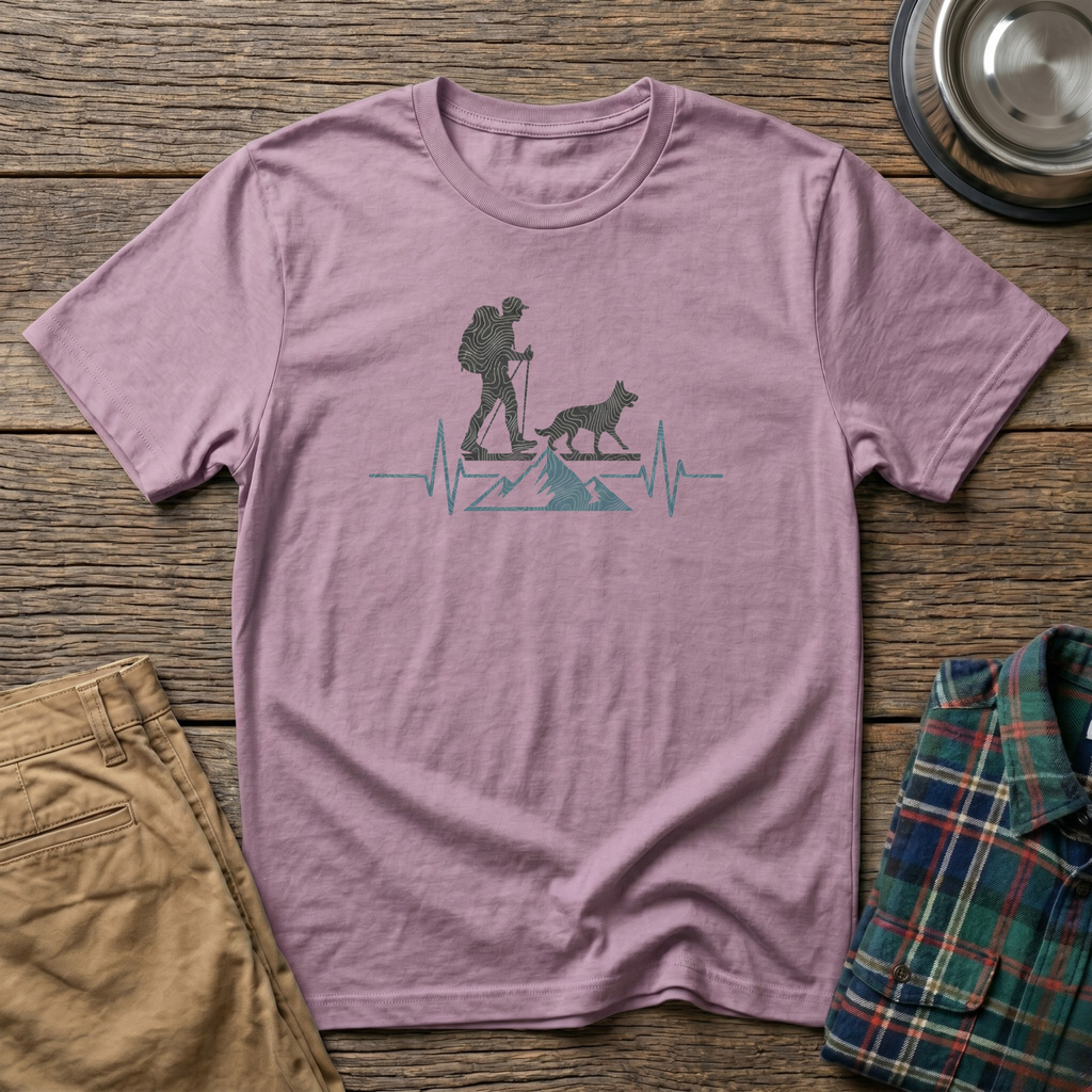 Hiker's Heart Beat T-Shirt