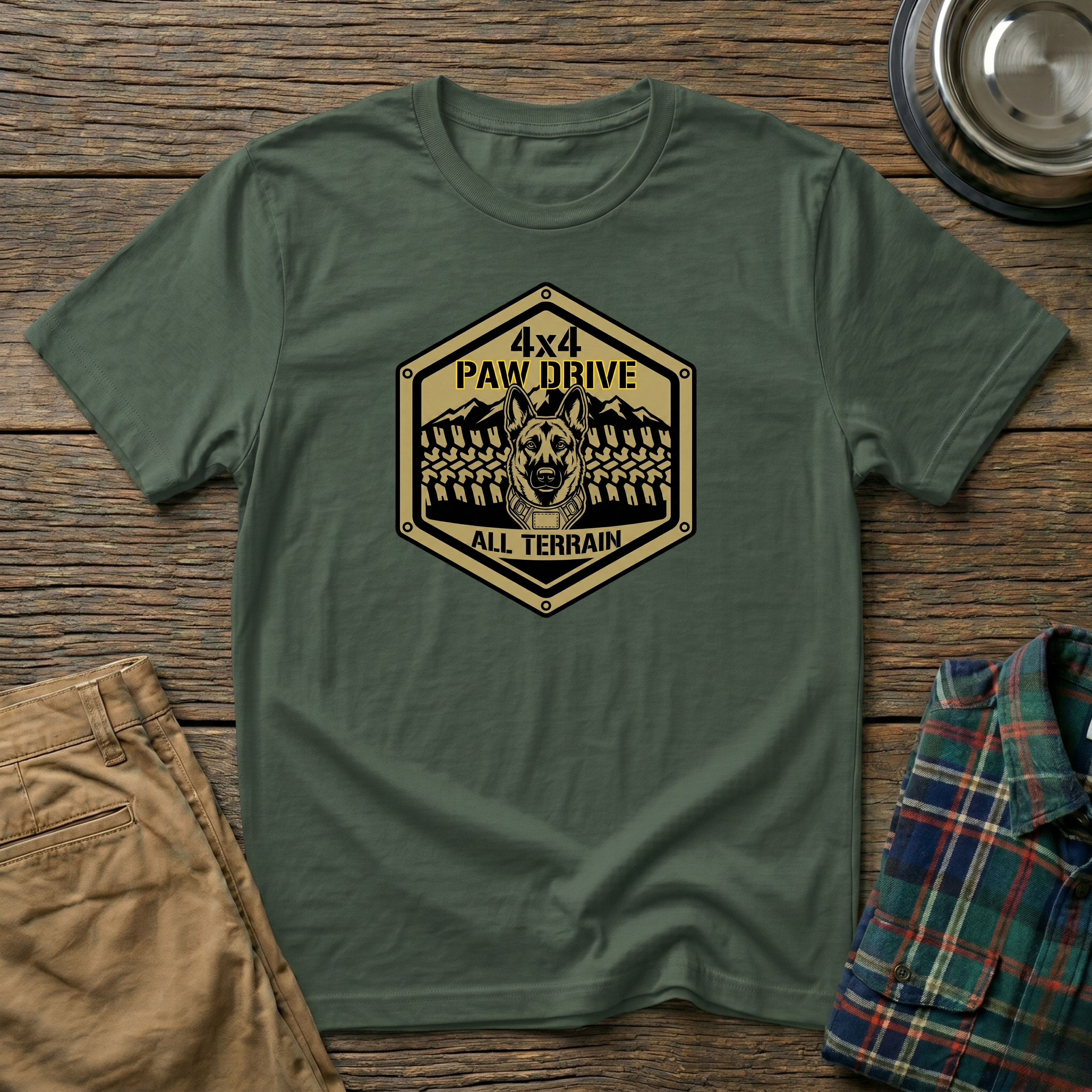 4X4 PAW DRIVE T-Shirt