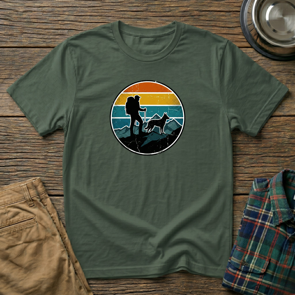 Hiker and Dog T-Shirt