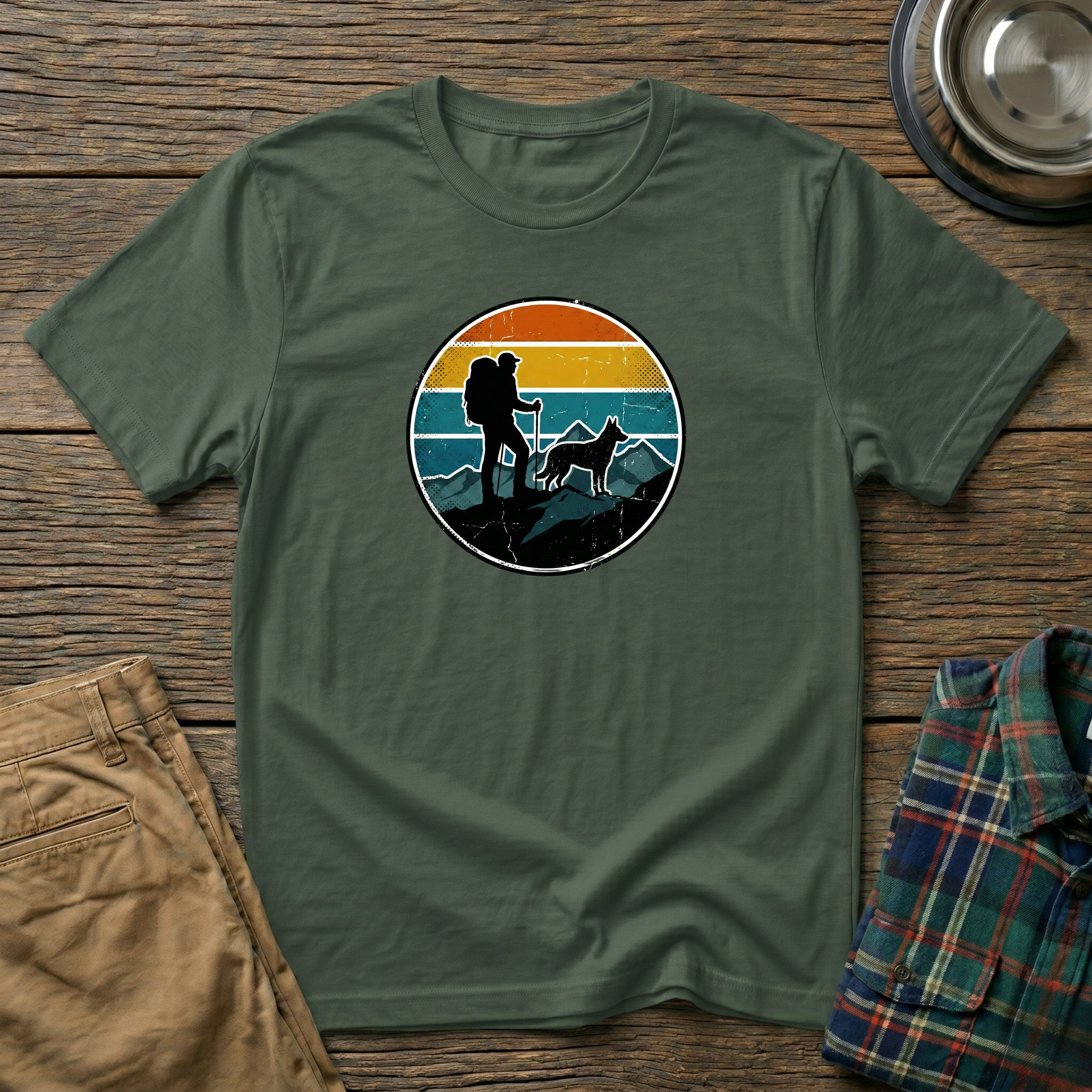 Hiker and Dog T-Shirt