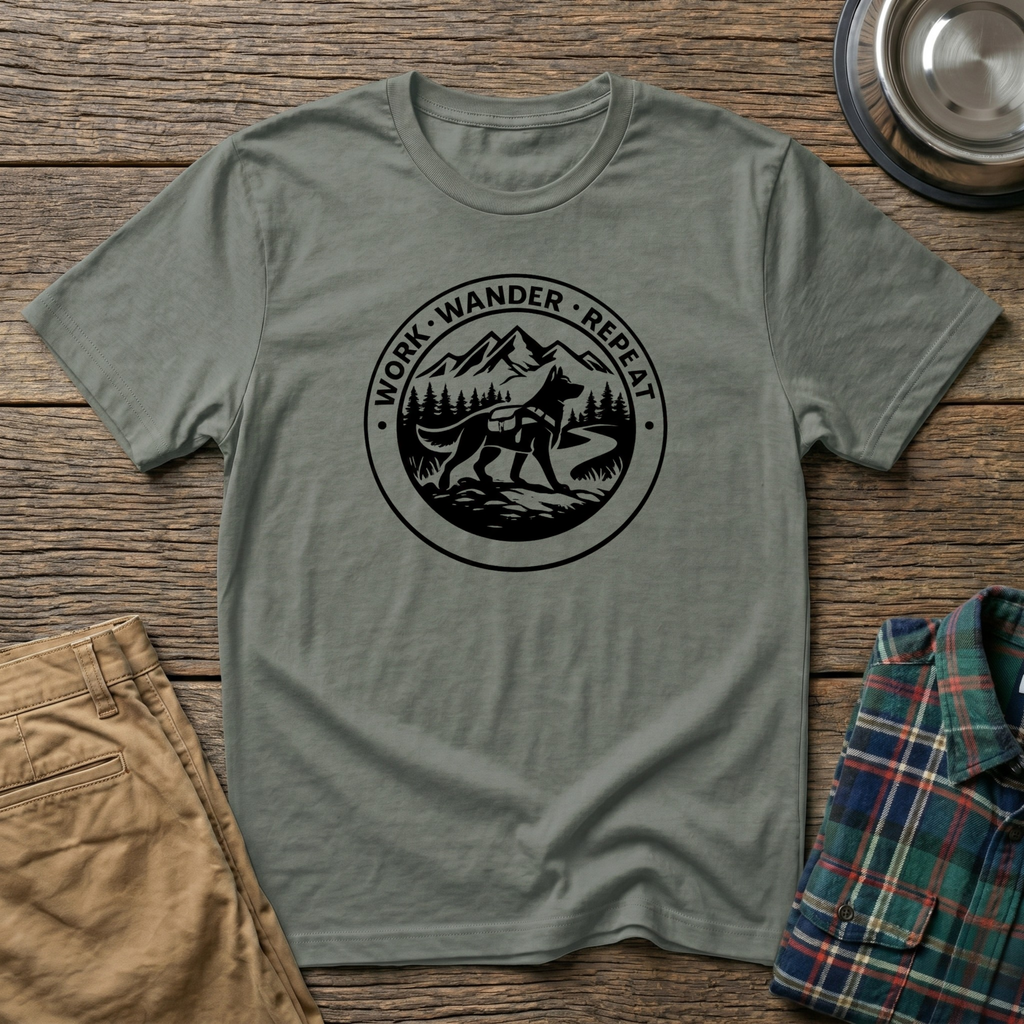 Work. Wander. Repeat T-Shirt