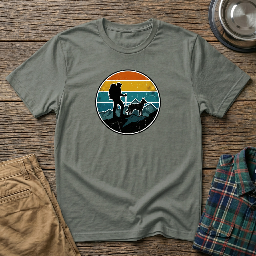Hiker and Dog T-Shirt