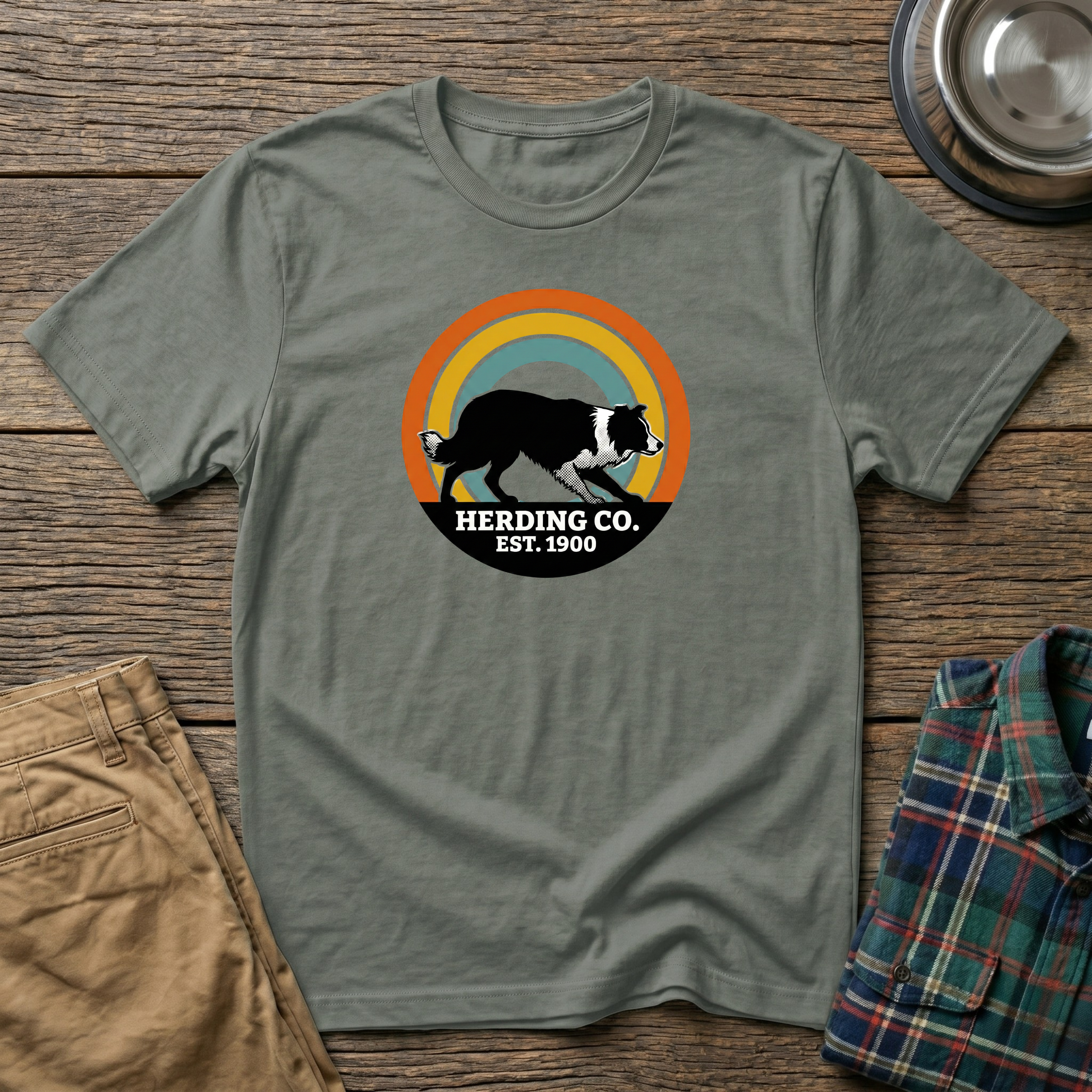 Border Collie Herding Co. T-Shirt