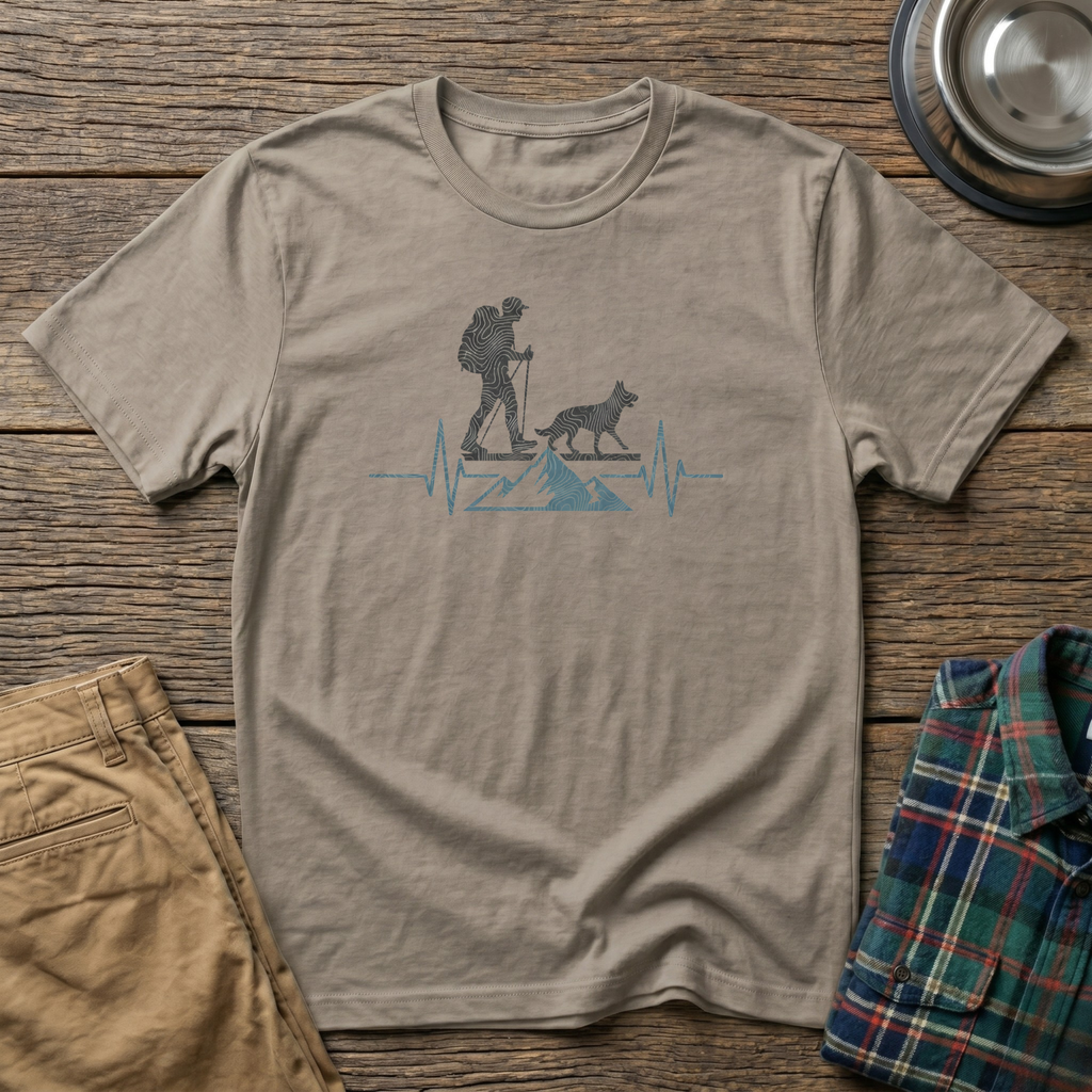 Hiker's Heart Beat T-Shirt