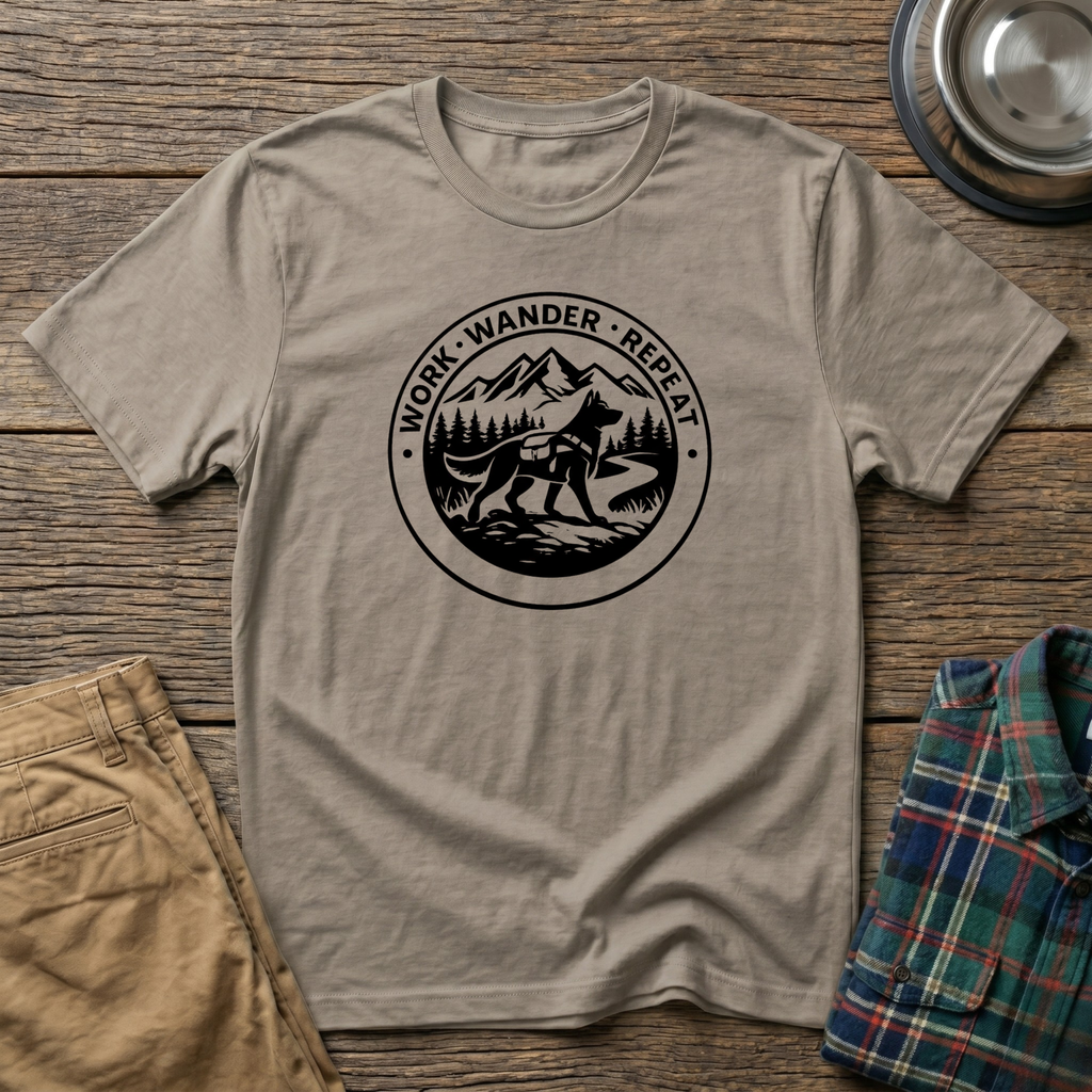Work. Wander. Repeat T-Shirt