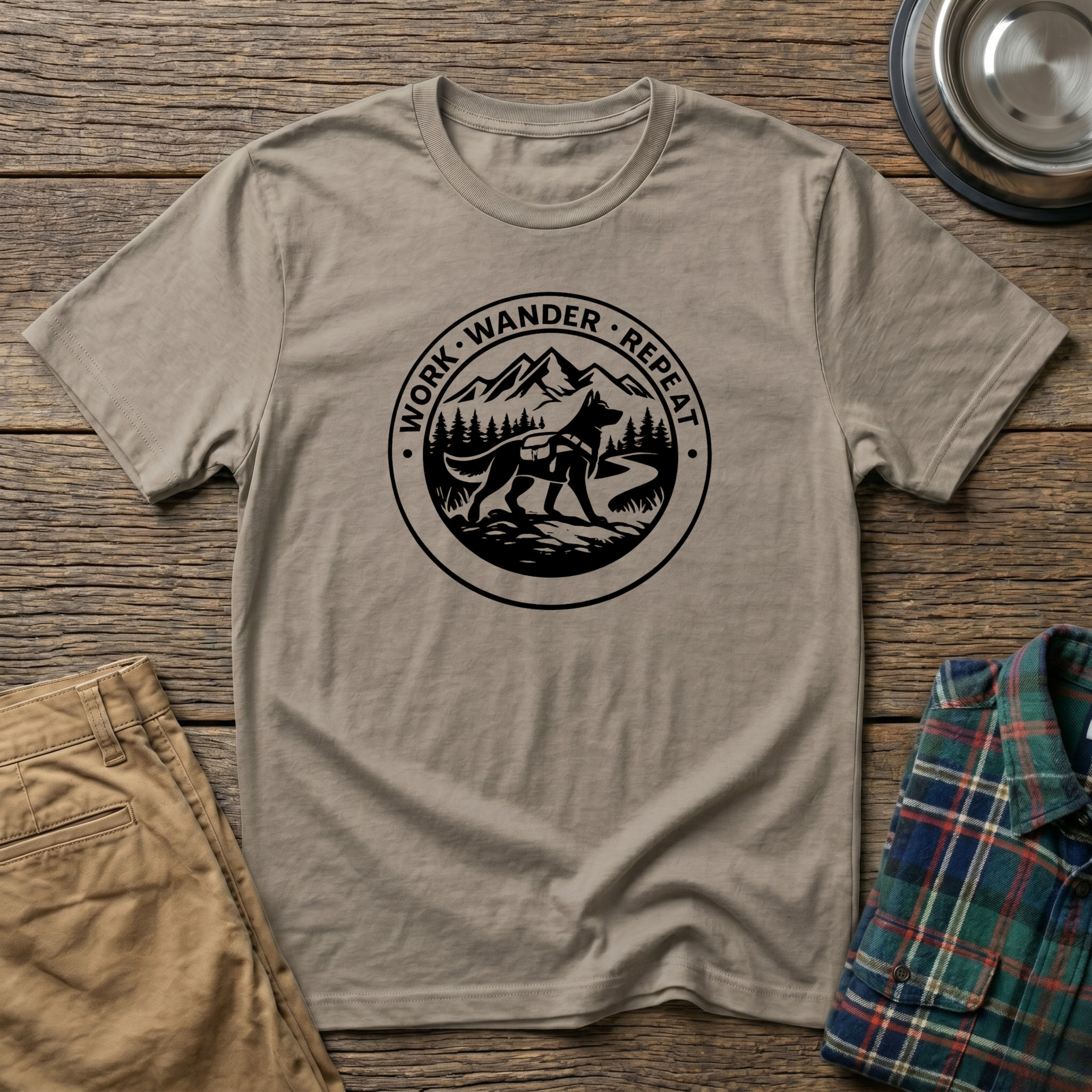 Work. Wander. Repeat T-Shirt