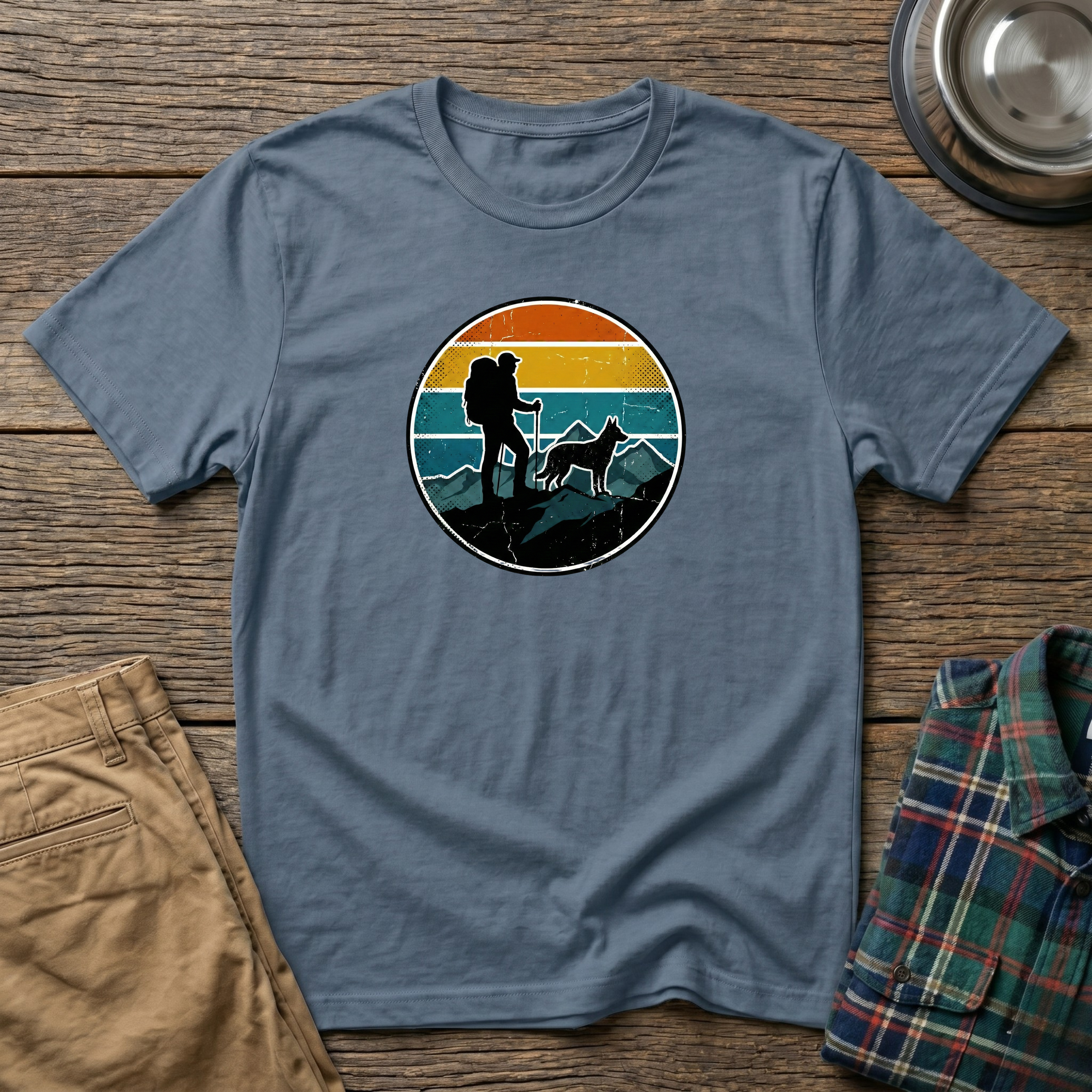 Hiker and Dog T-Shirt