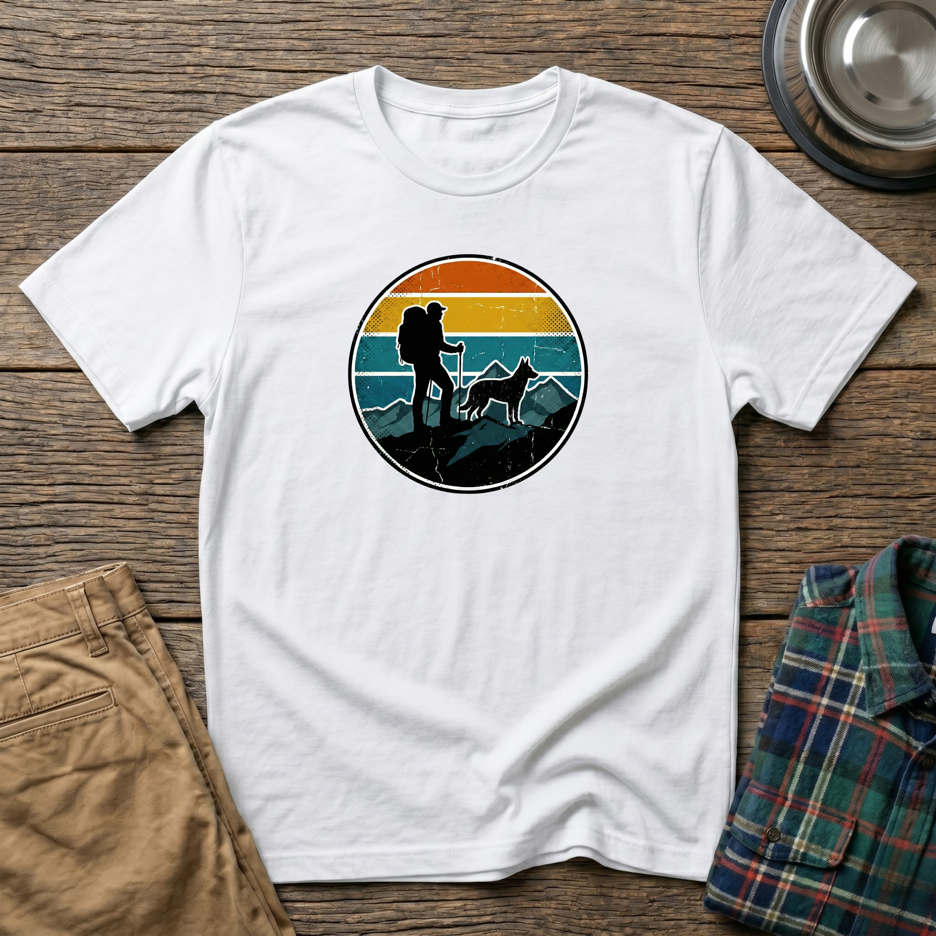 Hiker and Dog T-Shirt