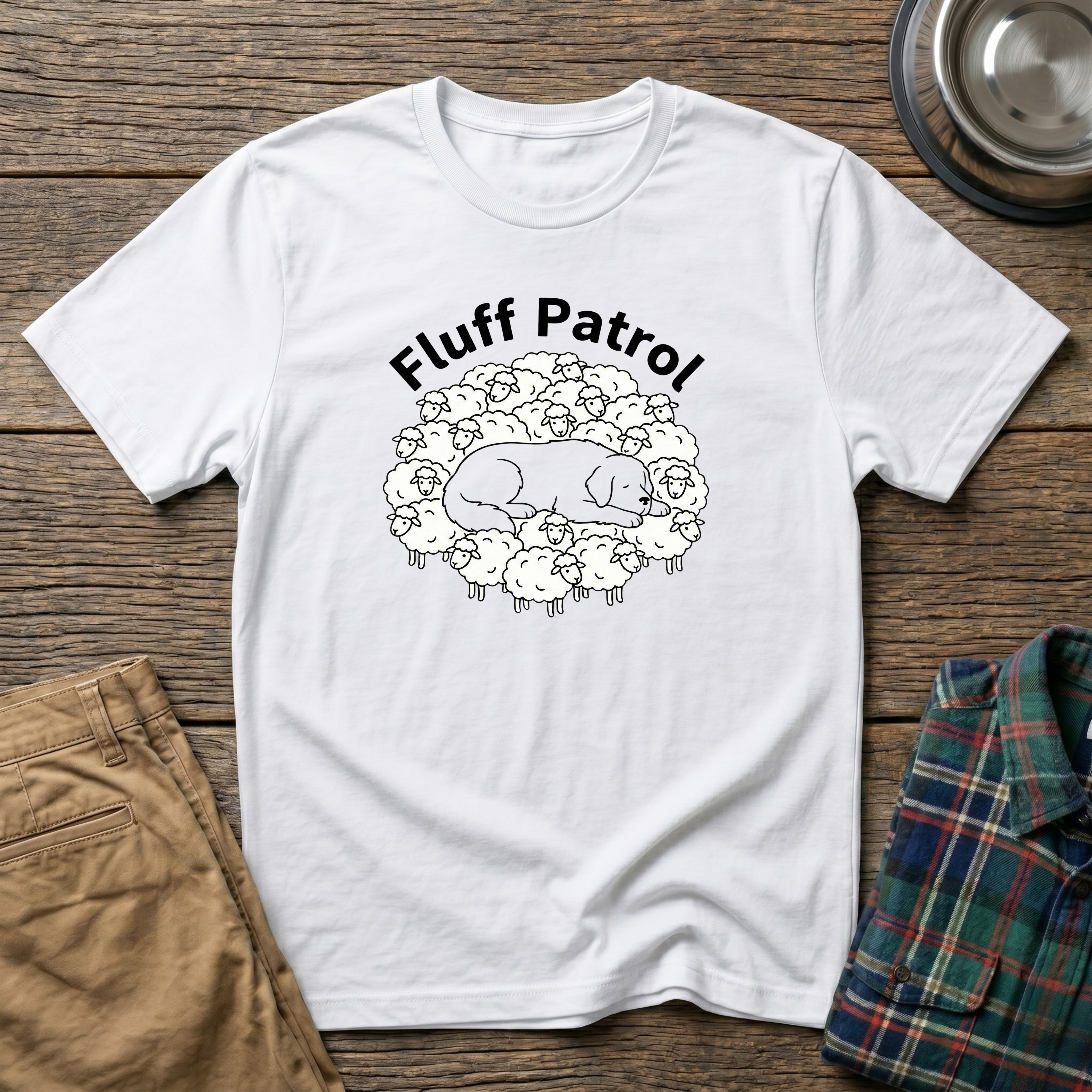 Fluff Patrol W/Title T-Shirt