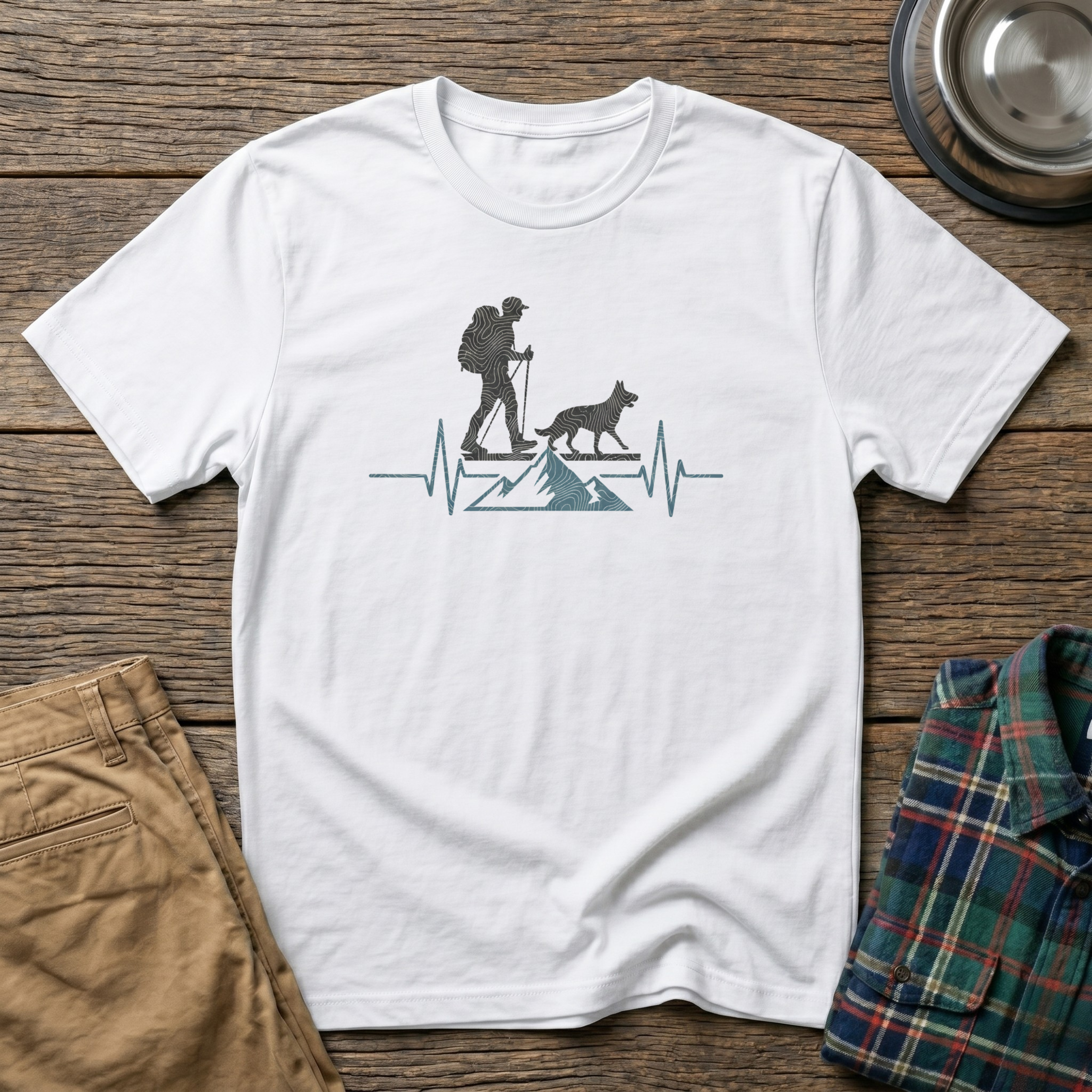 Hiker's Heart Beat T-Shirt