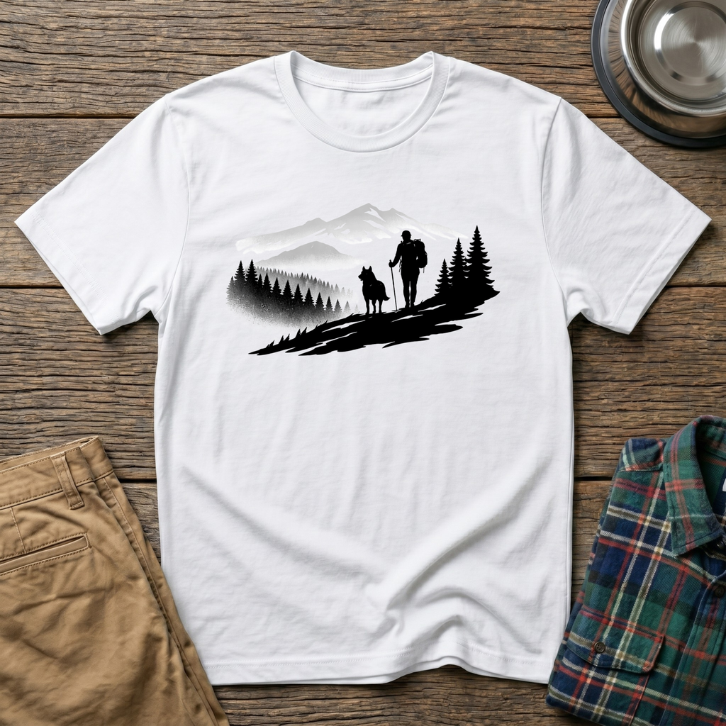Hiker and Dog T-Shirt