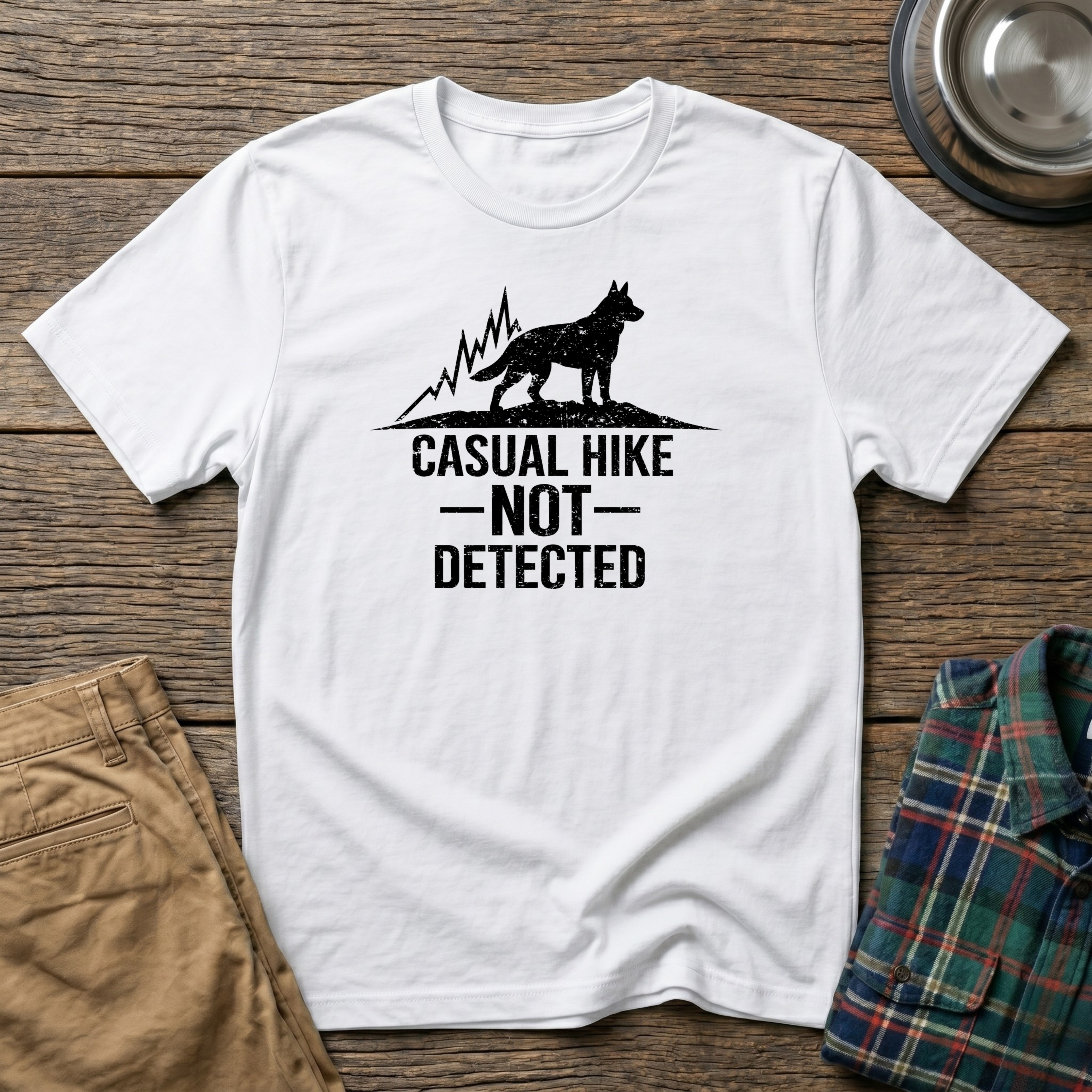 Casual Hike Not Detected T-Shirt