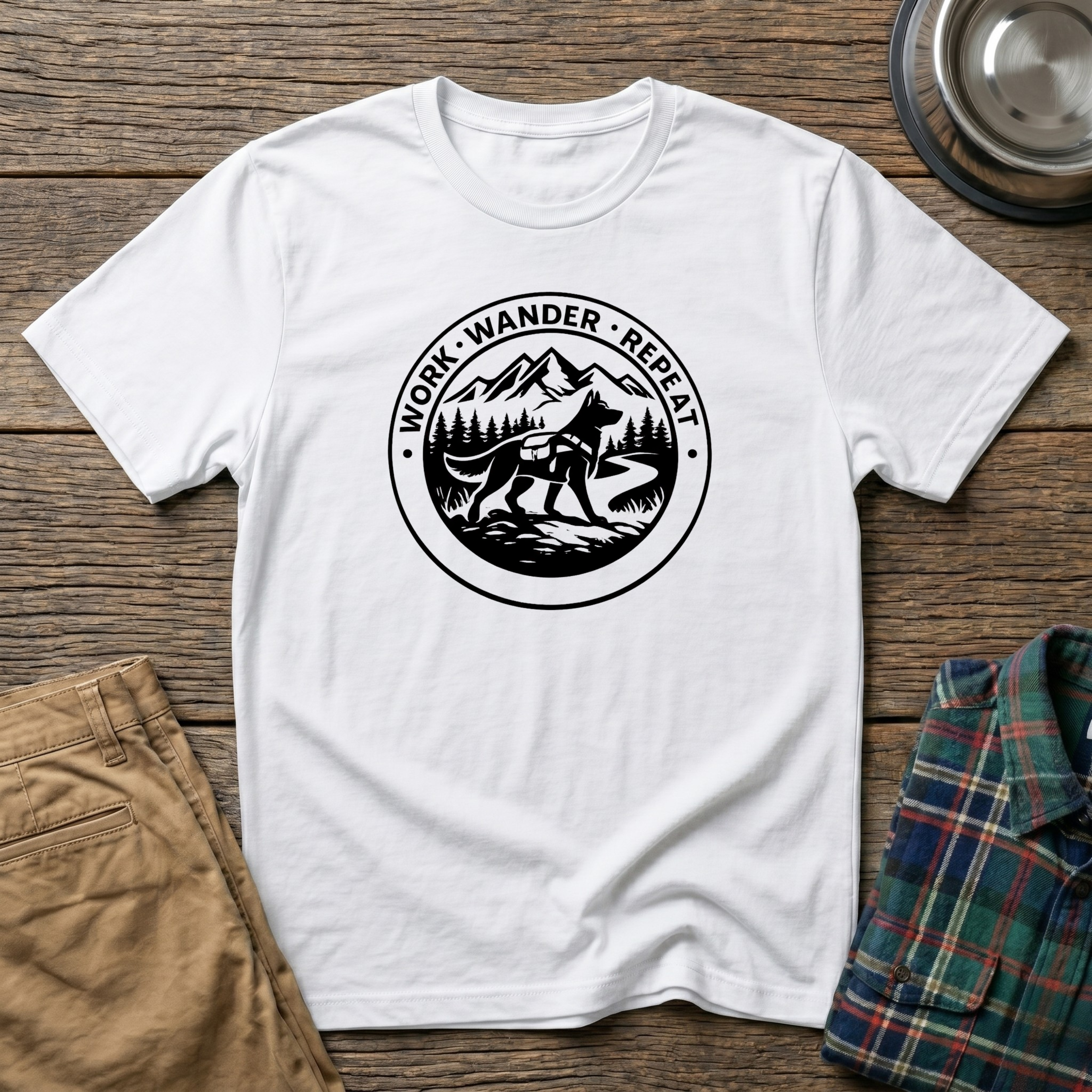 Work. Wander. Repeat T-Shirt